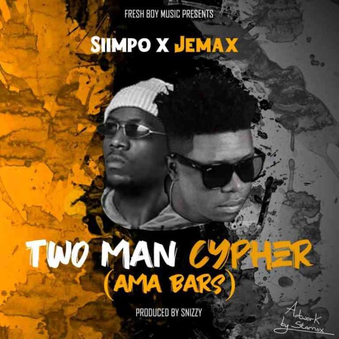 DOWNLOAD Jemax ft. Siimpo - "Two Man Cypher" (Ama Bars)