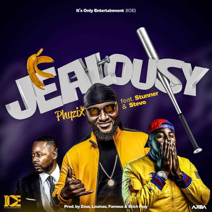 DOWNLOAD Phyzix ft. Stunner and Stevo Rap Guru - "Jelously" Mp3