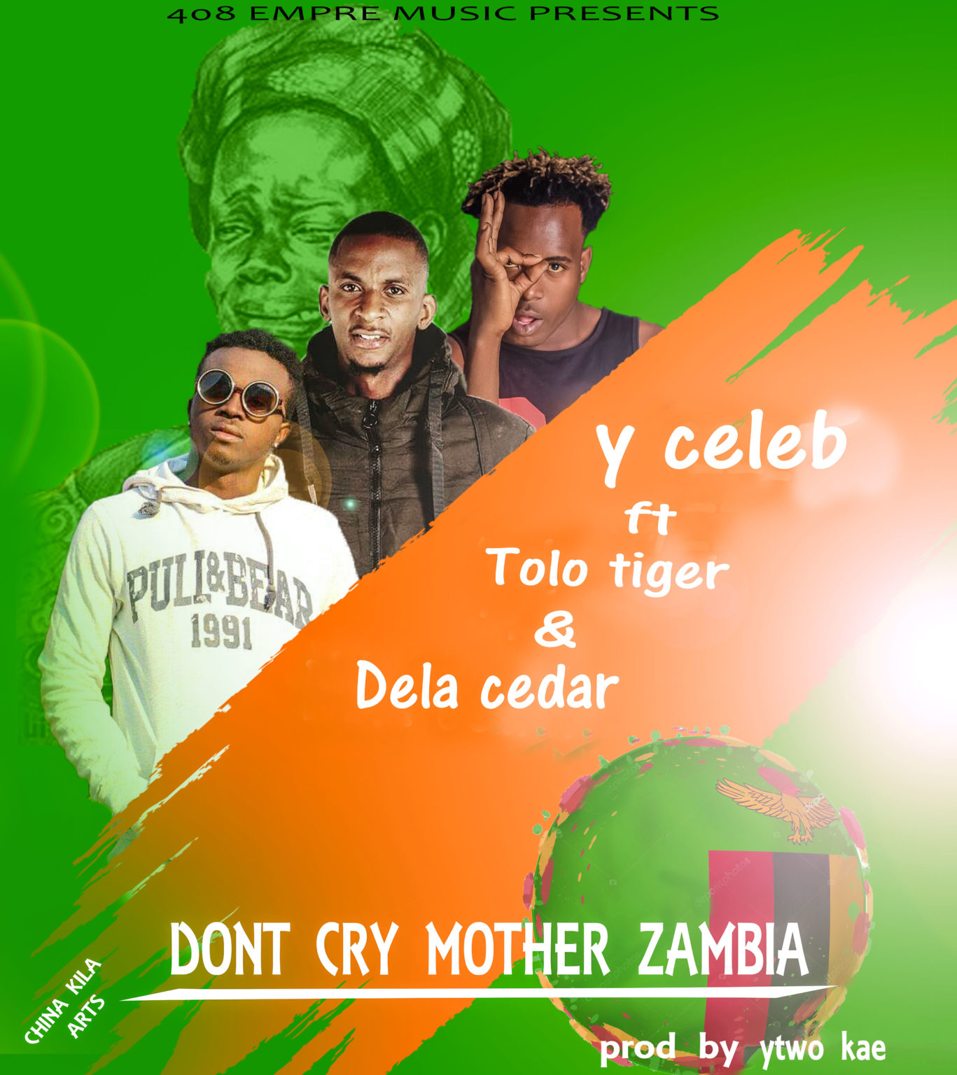 Y Celeb ft. Dela Cedar & Tolo Tiger – “Don’t Cry Mother Zambia” Mp3